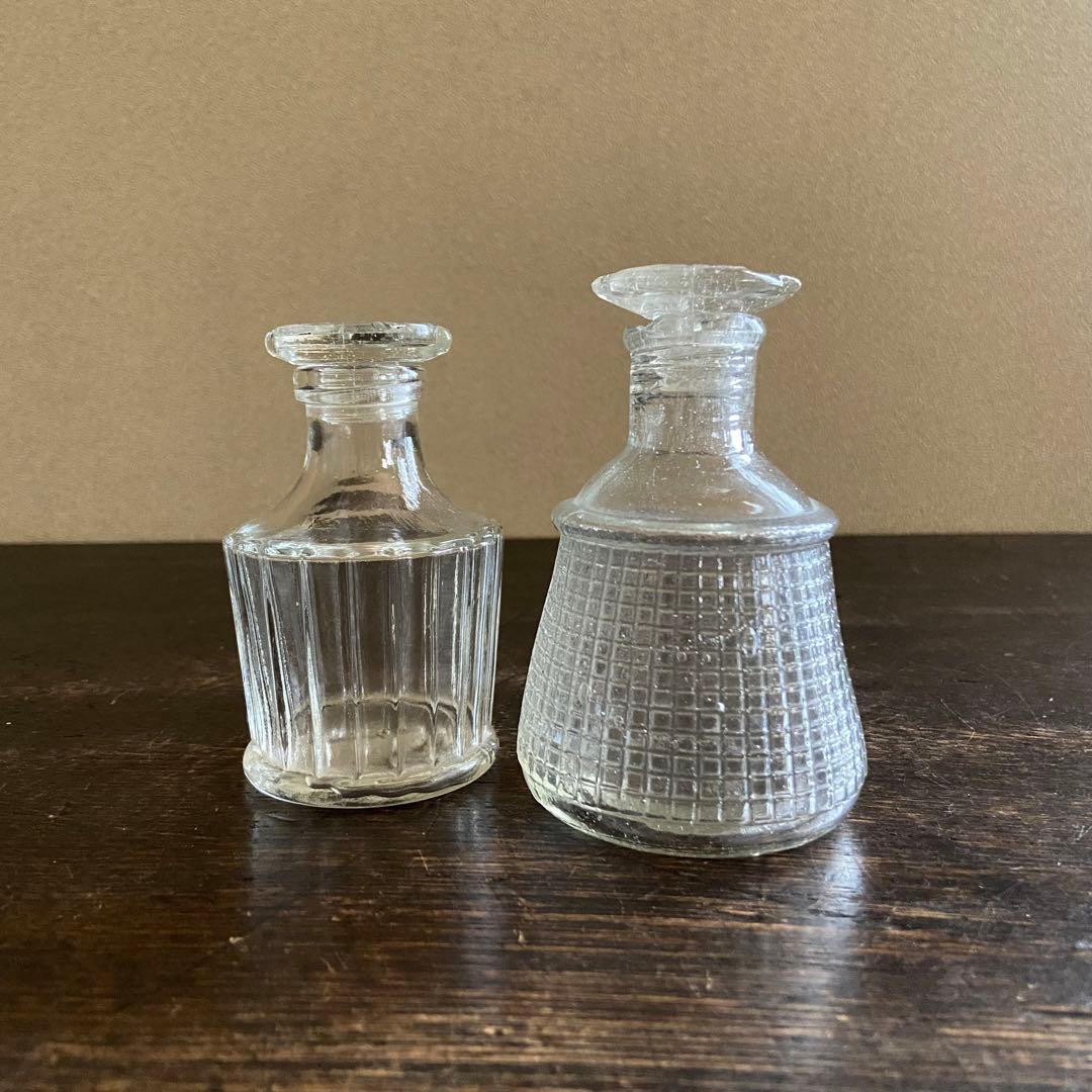 昭和レトロ　ガラス　醤油差し　6本まとめ売り　アンティーク　ガラス瓶