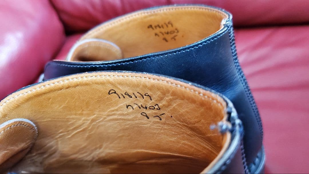 ウ*ル様 稀少＜TRICKER'S BOX CALF E BOOTS＞