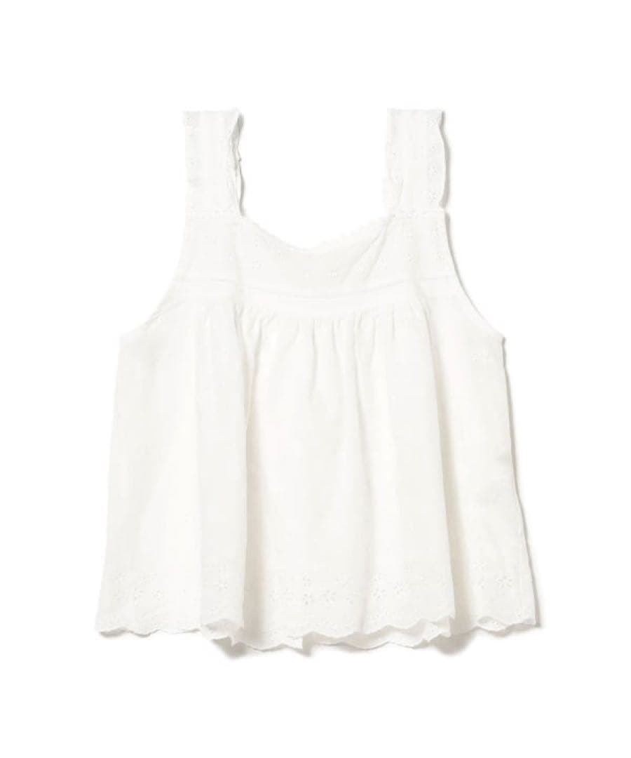 BEAMS BOY カットワークキャミソール