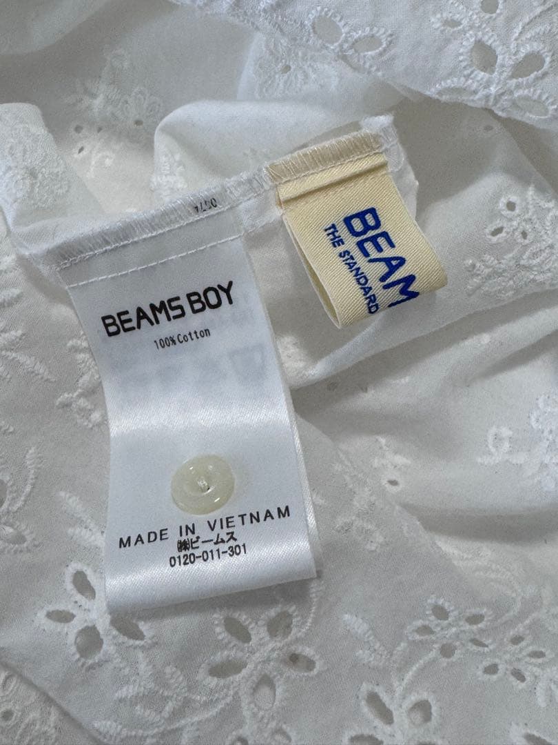 BEAMS BOY カットワークキャミソール