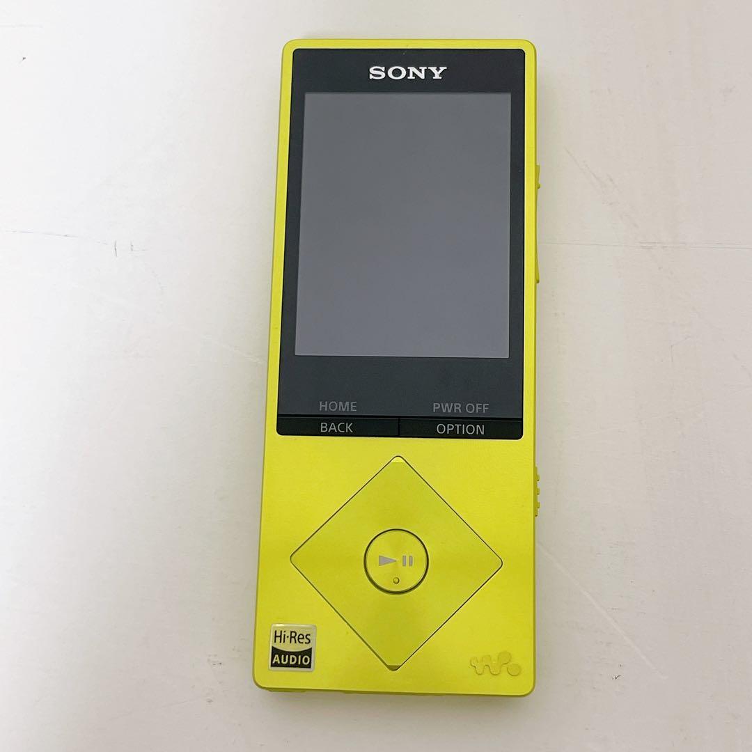SONY ウォークマン+イヤホン 16GB ライムイエロー NW-A25