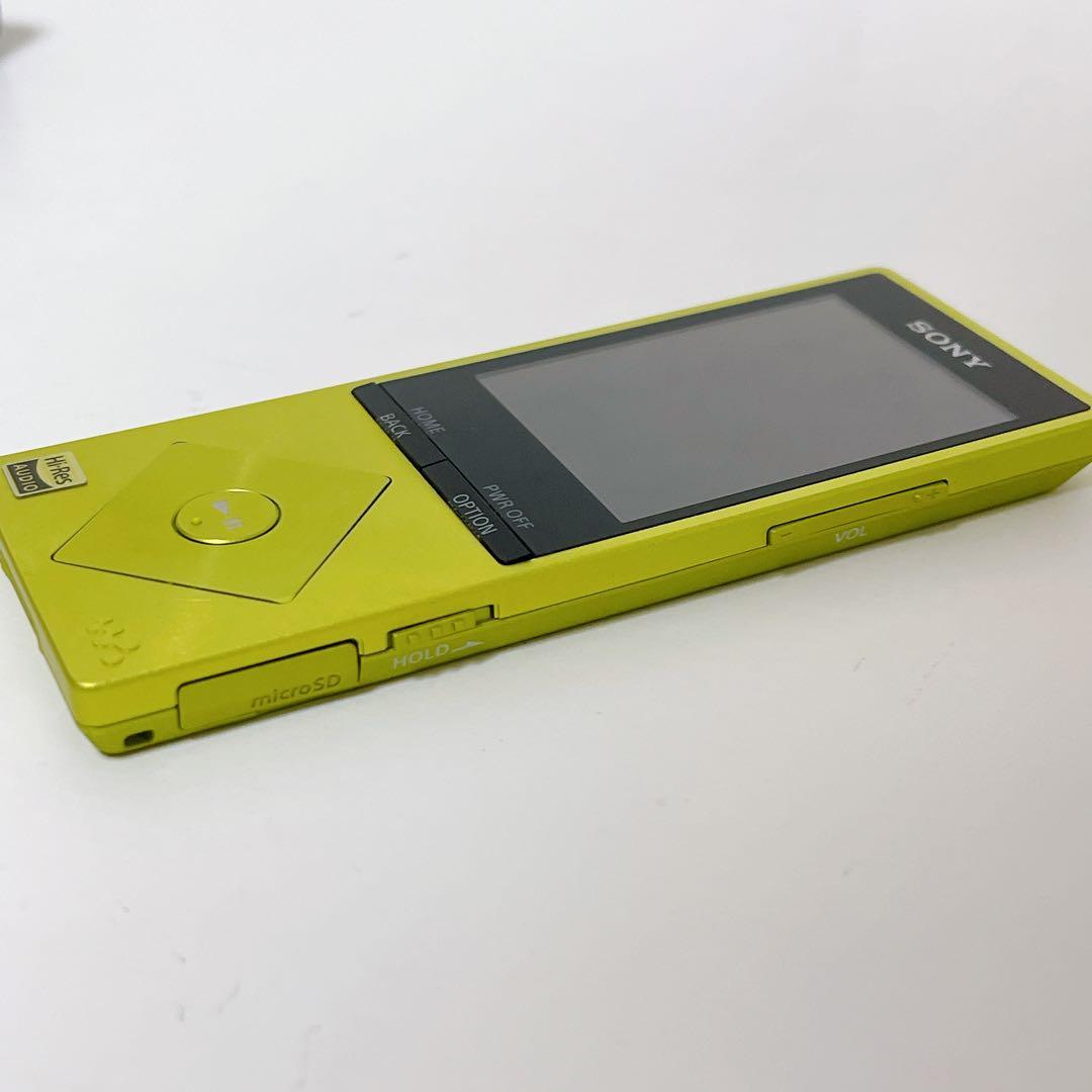 SONY ウォークマン+イヤホン 16GB ライムイエロー NW-A25