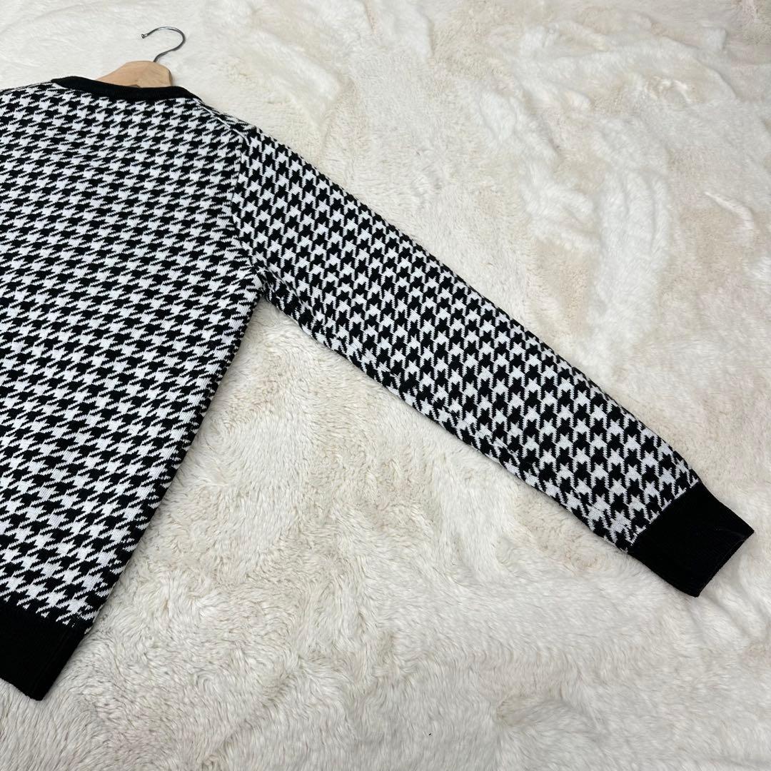 ✨美品✨キャロウェイ ゴルフ ニット セーター 千鳥格子 裏地付き 防風 金刺繍