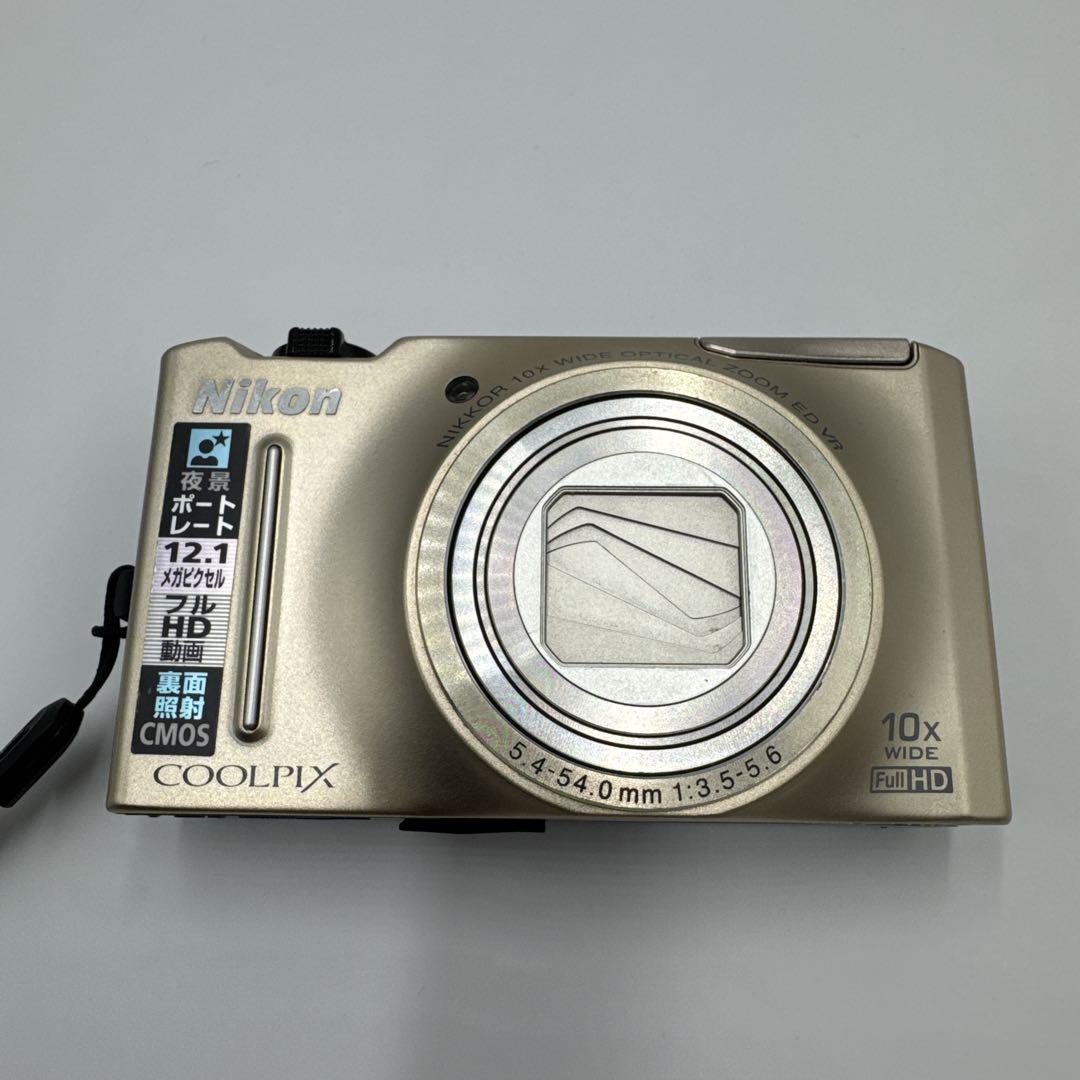 【美品】NIKON COOL PIX S8100 ゴールド　デジカメ