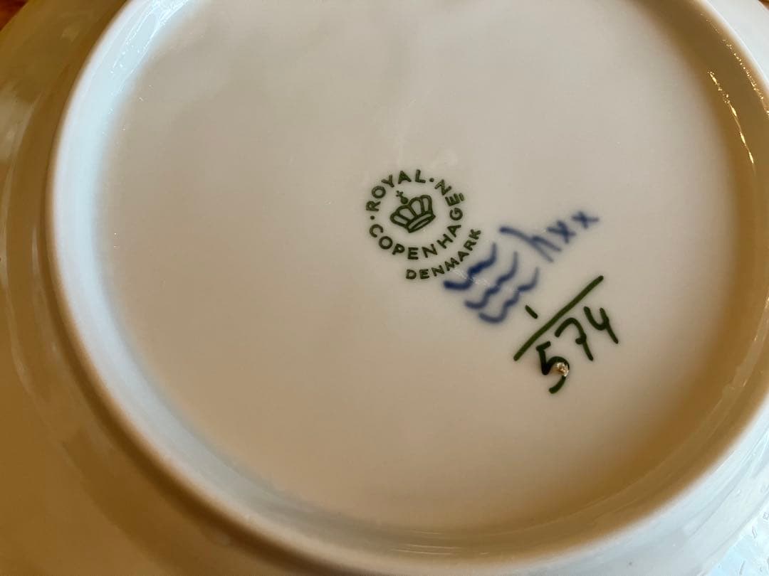 ロイヤルコペンハーゲン　ブルーフルーテッドハーフレース　17プレート×6