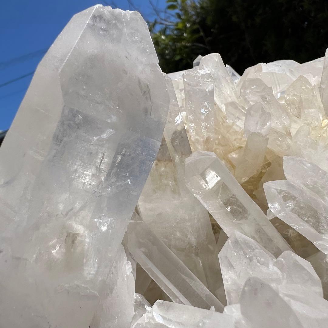 ✳️専用‼️極ヤバの逸品‼️✨超極大✨水晶クラスター 曲がり水晶 天然石 原石 置物