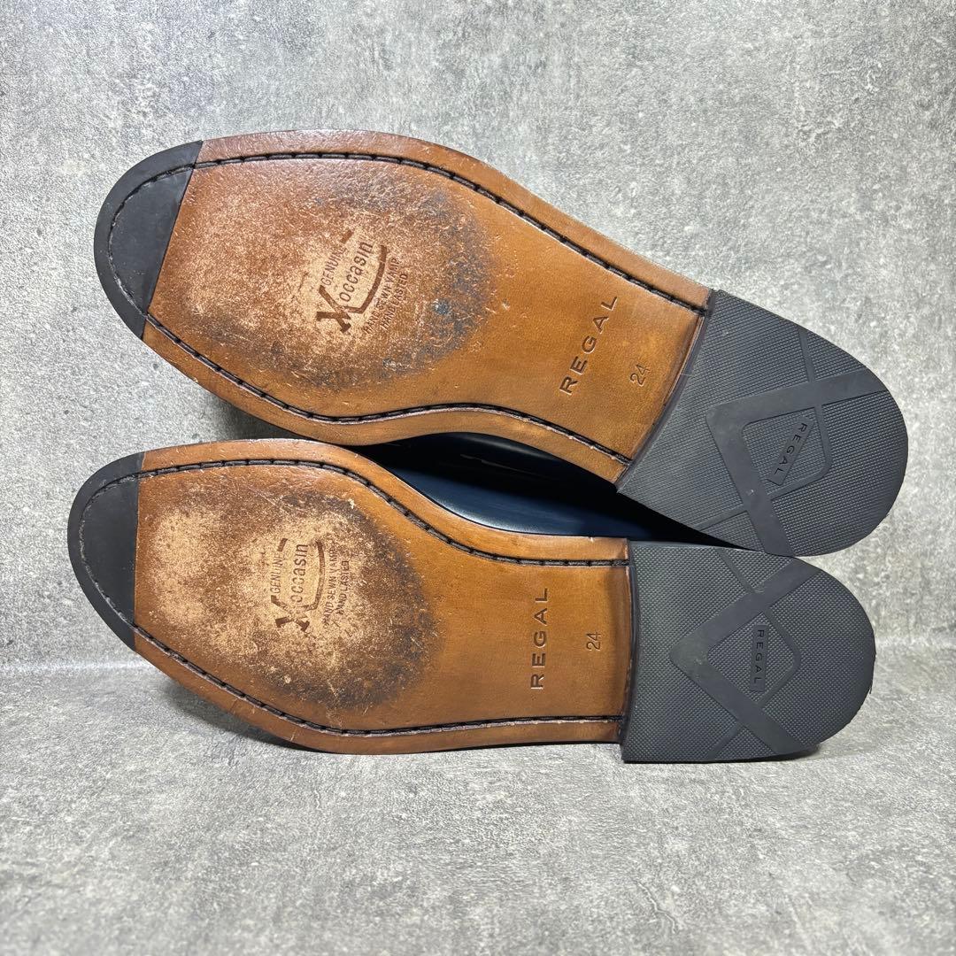 【極美品】REGAL コブラヴァンプ ローファー 15DR レザー 24