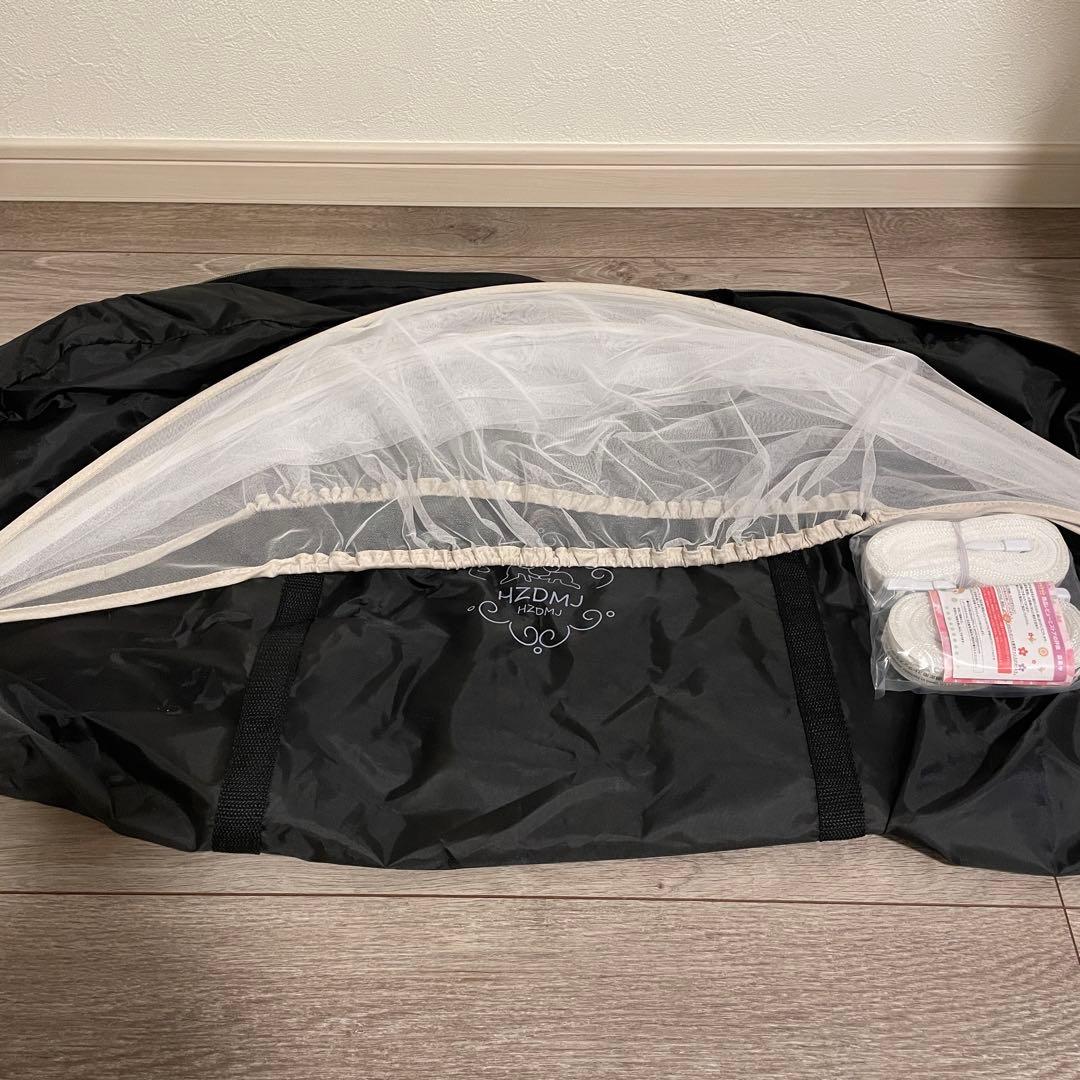 ☆美品☆HZDMJ ベビーベッド＋全部洗えるベビー布団7点セット 掛布団未使用