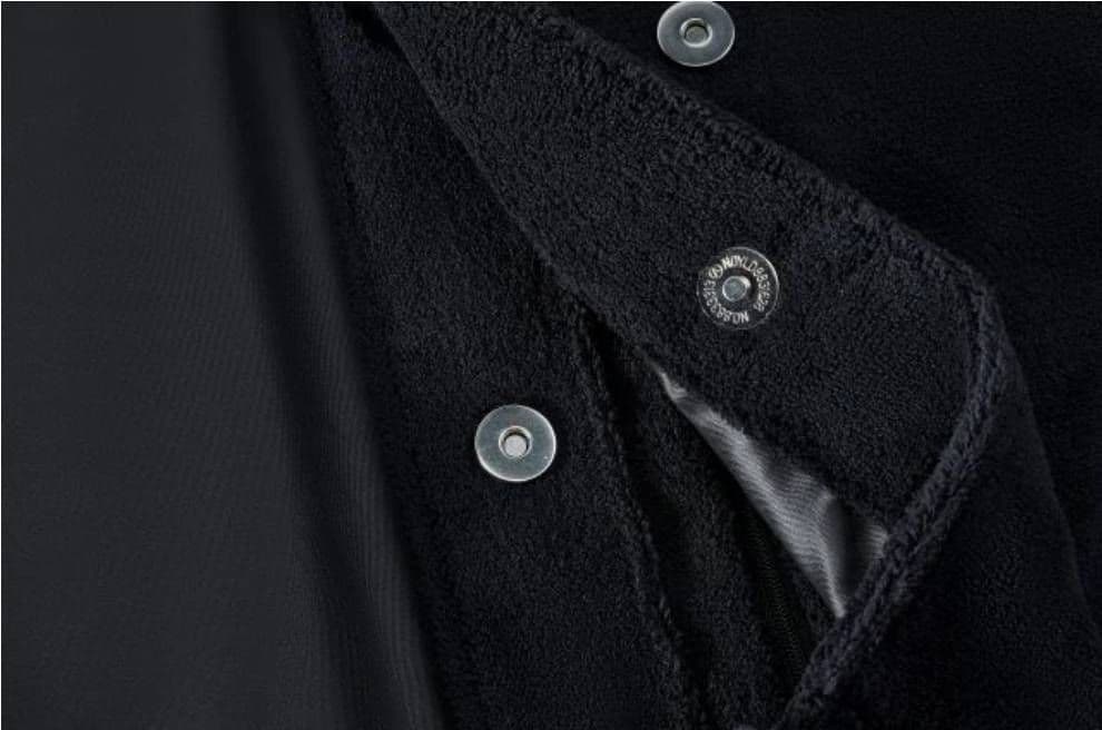 マミサチ ショルダーバッグ パイル生地 ブラック ノベルティ