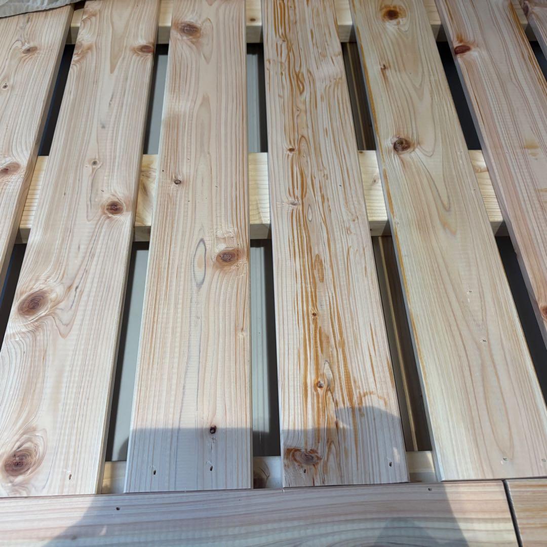 すのこベッド シングルサイズ　国産檜