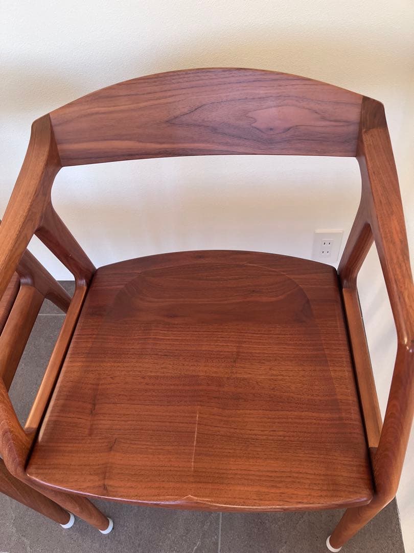 【椅子一脚販売ページ】シキファニチアウォールナット アームチェア