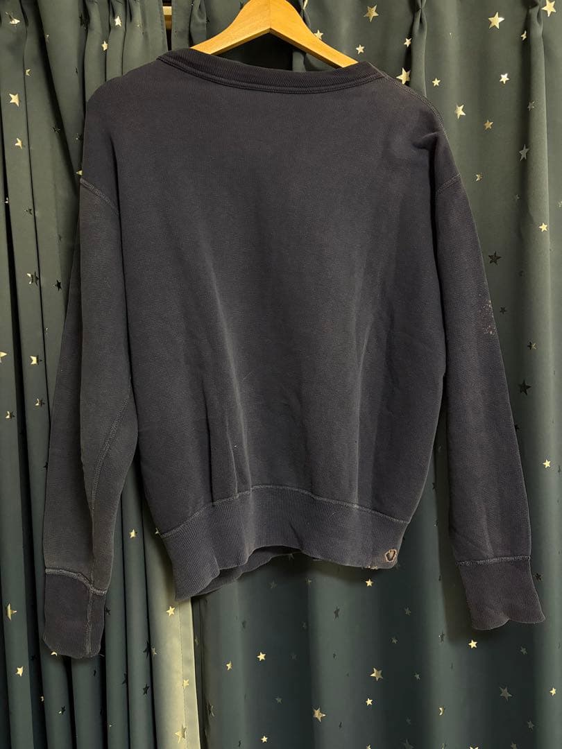 v*n様 50s RUSSEL スウェット 2トーン 前V フェード 茄子紺 6