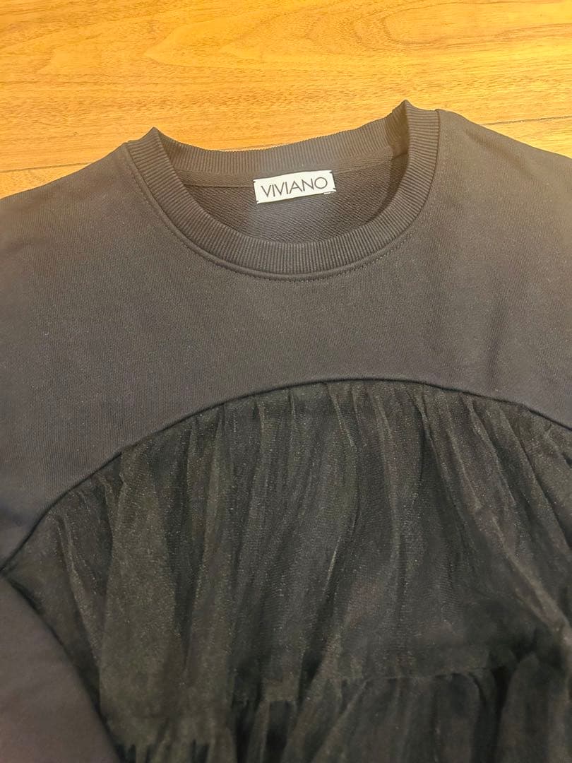 VIVIANO/ヴィヴィアーノ STUDIOUS別注 チュール スウェット