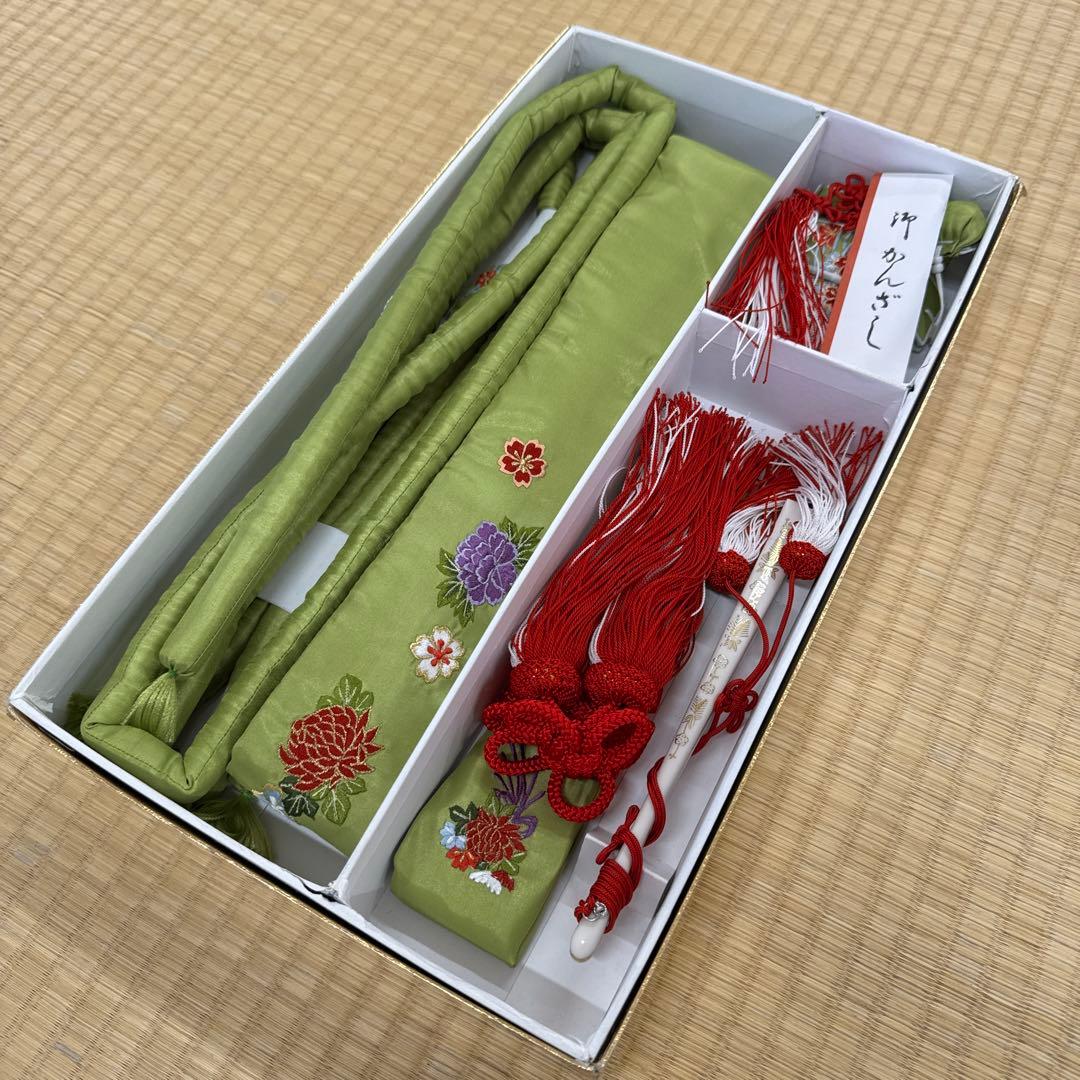 花嫁　箱せこ7点セット 刺繍入り