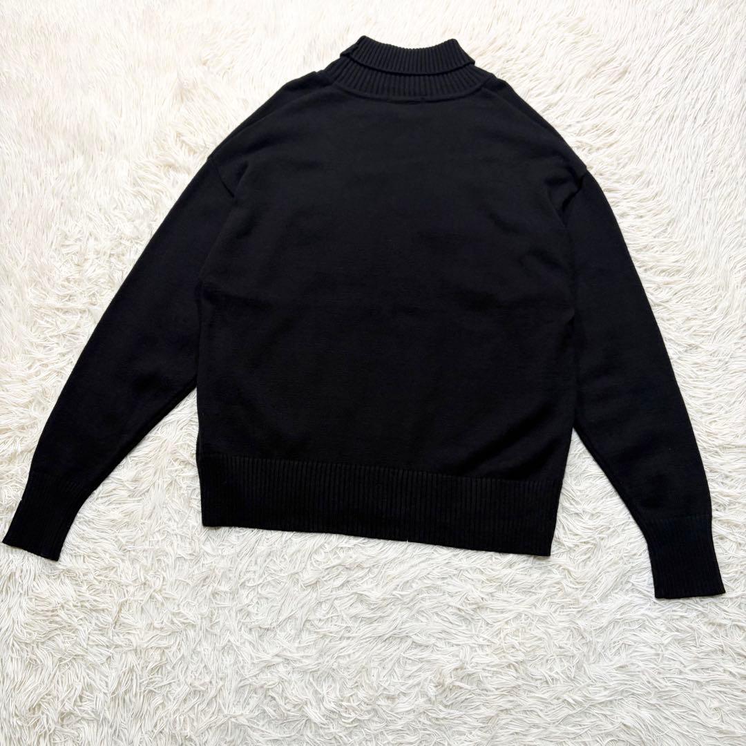✨美品✨アミパリス　タートルネックニット　ブラック　ハイネック　男女兼用　M