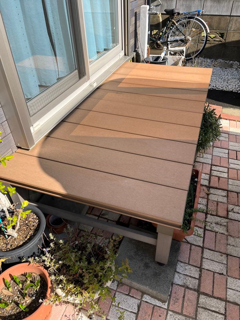 Daruさん！人工木アルミデッキ　90×90 5セット