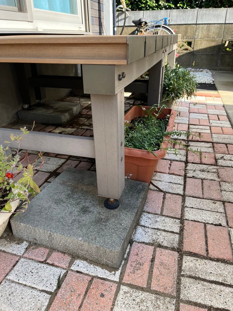 Daruさん！人工木アルミデッキ　90×90 5セット