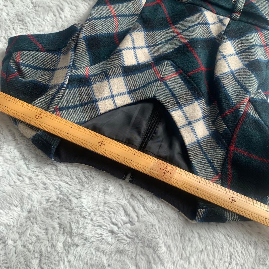 バーバリーブルーレーベル ノバチェックワンピース 西野カナ着用色違い　グリーン