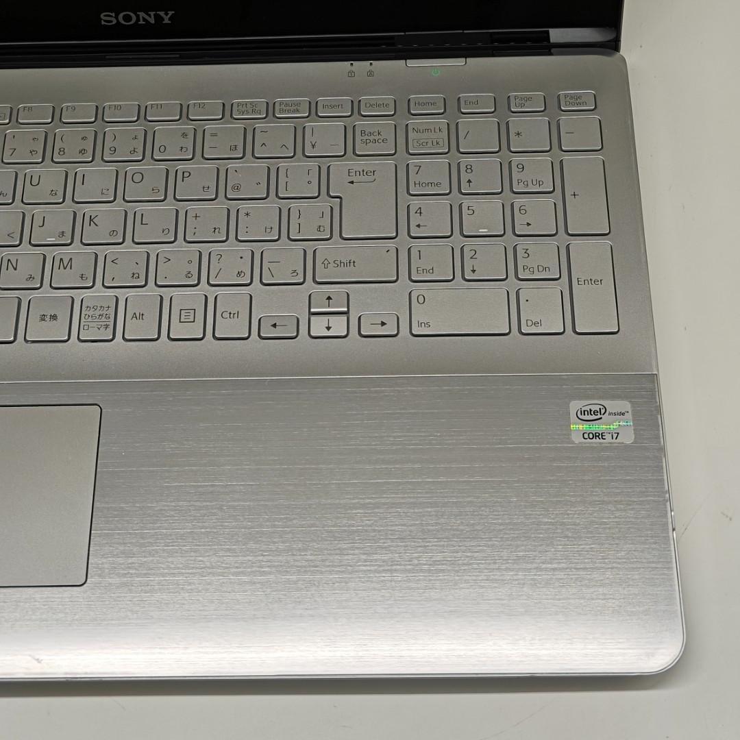 【VAIO】SVF 爆速i7 SSD512GB 12GB シルバー ノートPC