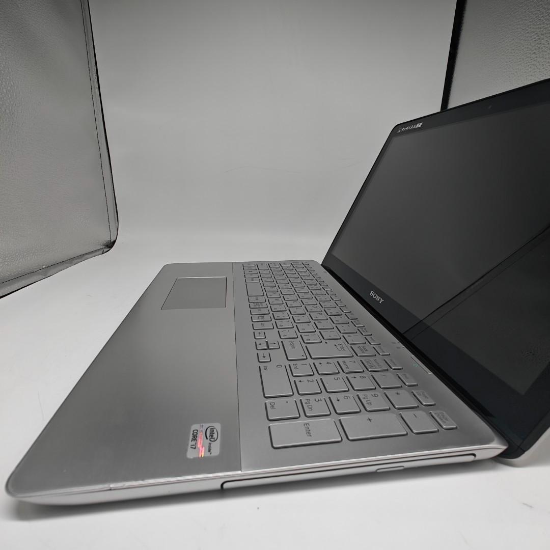 【VAIO】SVF 爆速i7 SSD512GB 12GB シルバー ノートPC