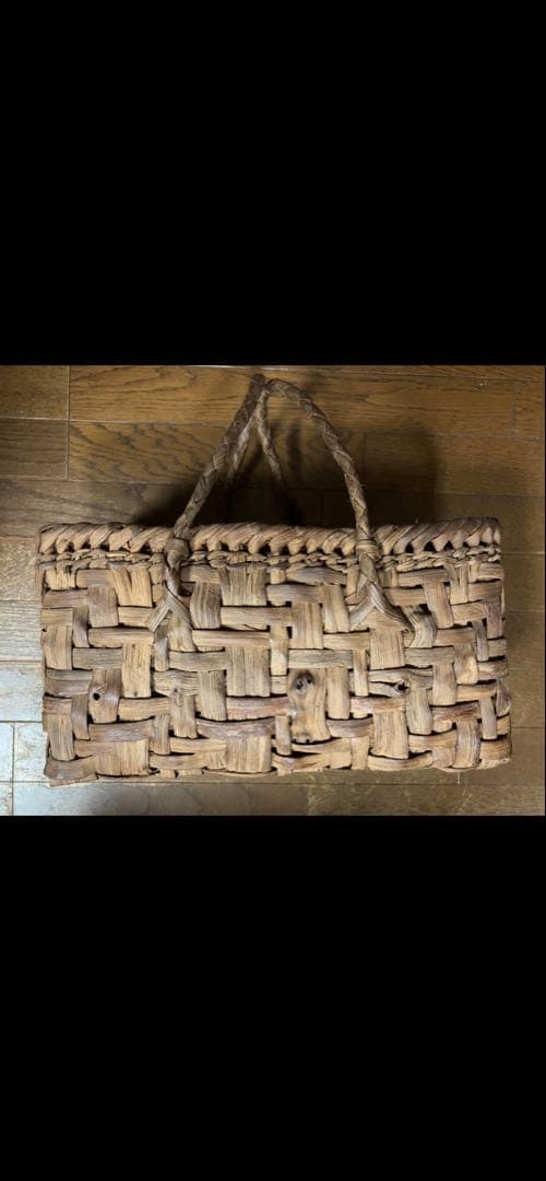 国産 筒井幸彦さんの山葡萄かごバッグ本物保証(くらし舎で購入)