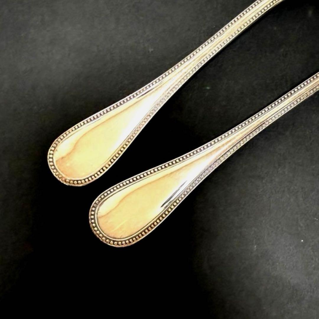 Christofle クリストフル パール スプーン 2点 BOX付ヴィンテージ