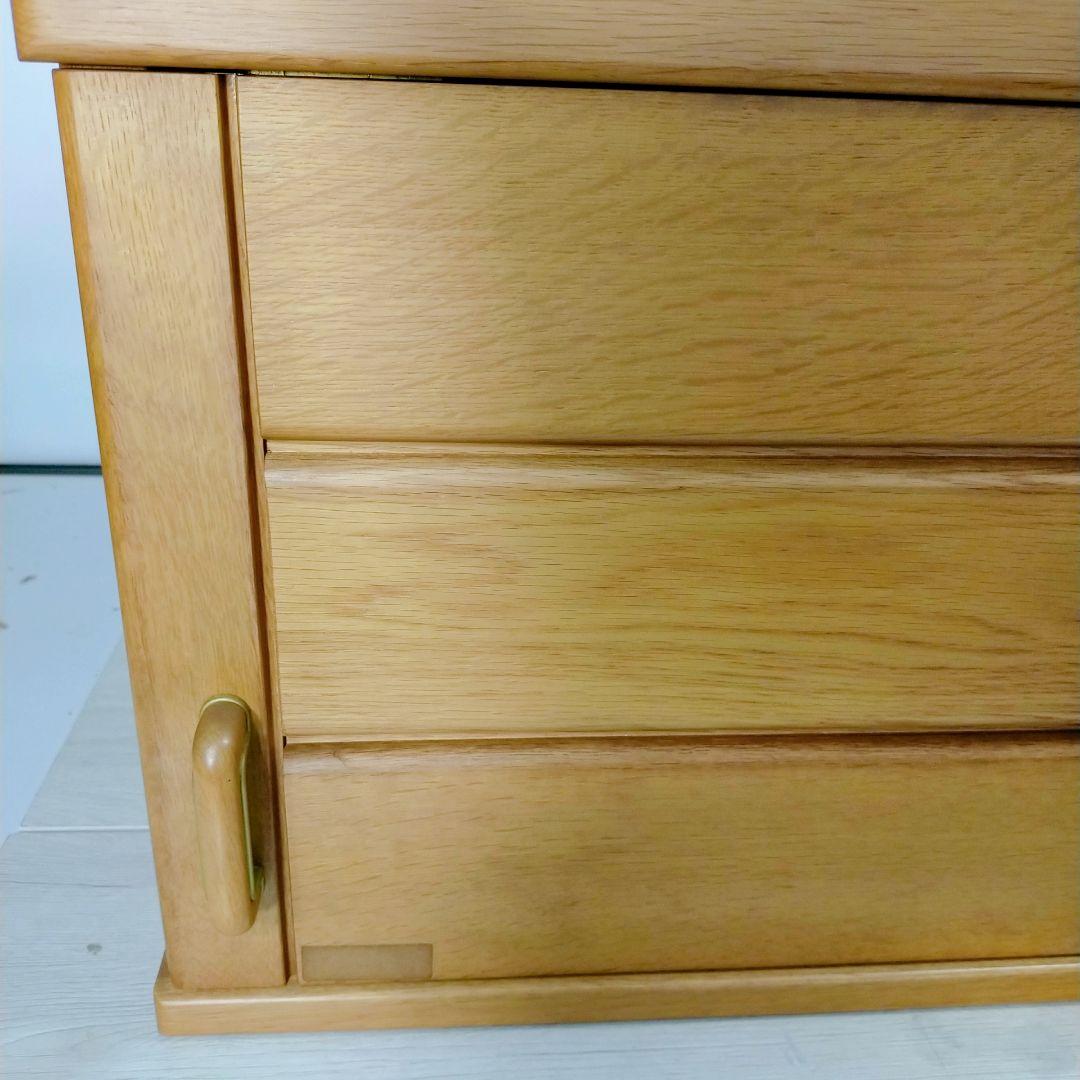 上置　箪笥　木製　開き戸