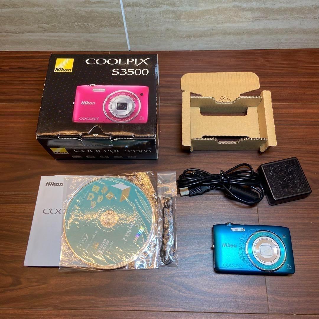 Nikon coolpix S3500 デジカメ ほぼ新品 3427