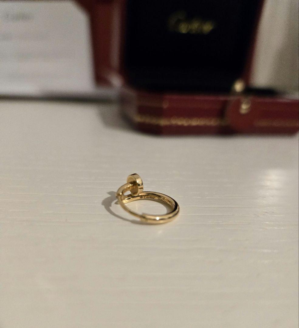 Cartier ジュスト アンクル イヤリング ☆カルティエ　ピアス　YG