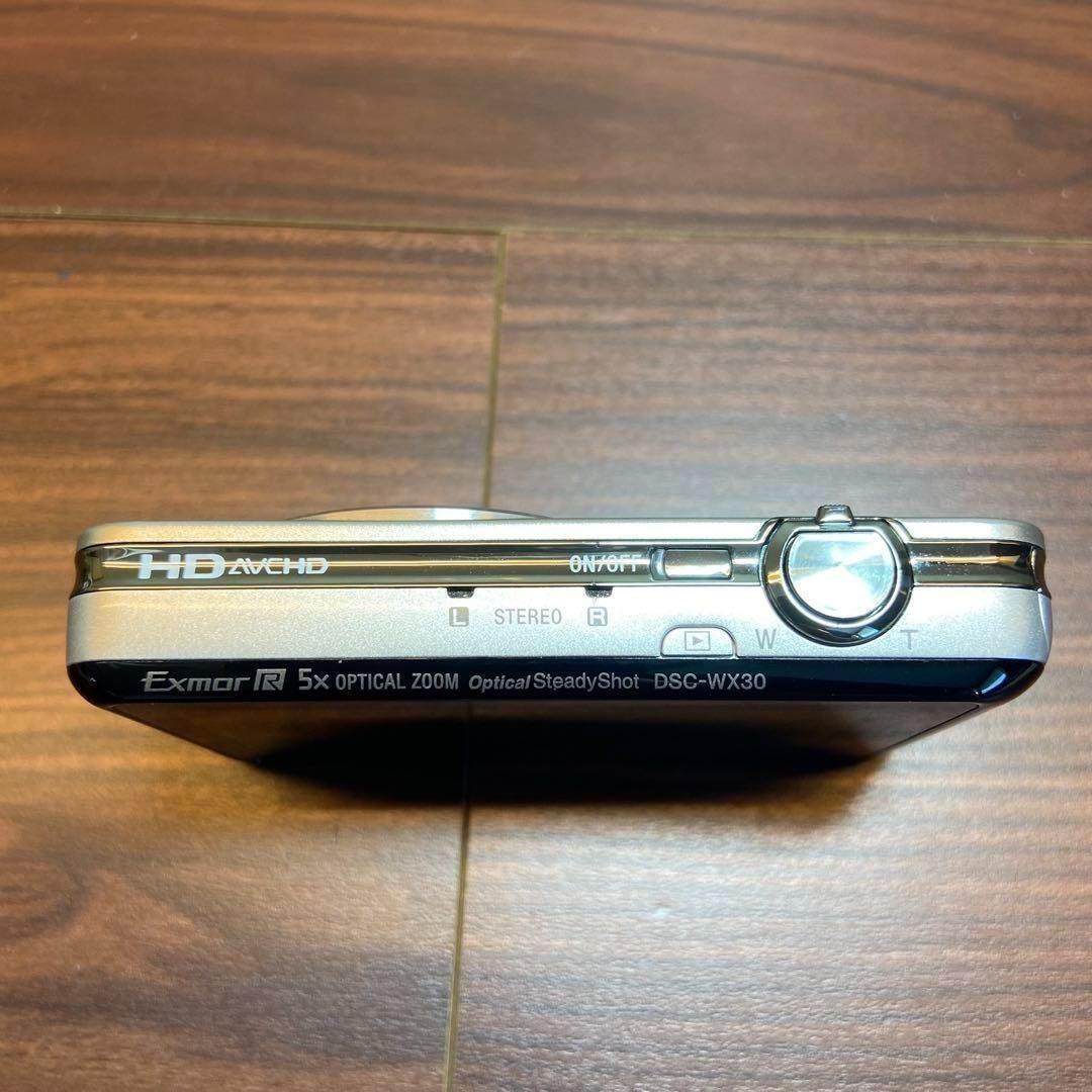 SONY Cyber-shot DSC-WX30 シルバー デジカメ3795