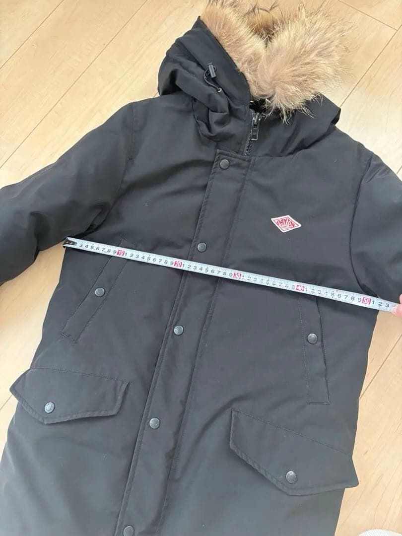 メンズDANTON ダントン　黒ダウンジャケットM 38サイズ