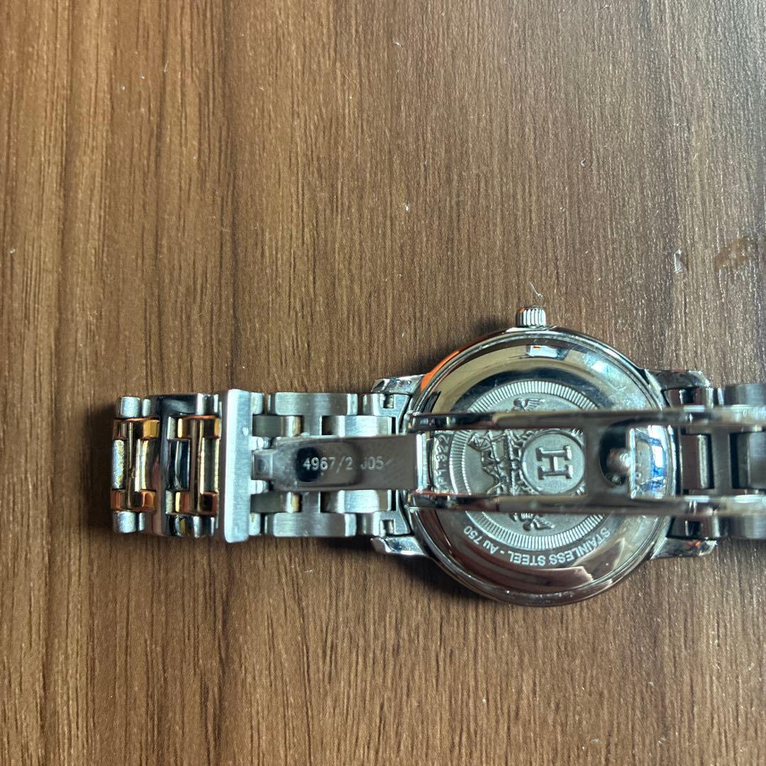 HERMESクリッパーナクレCP1.322.212/4967ステンレス ゴールド