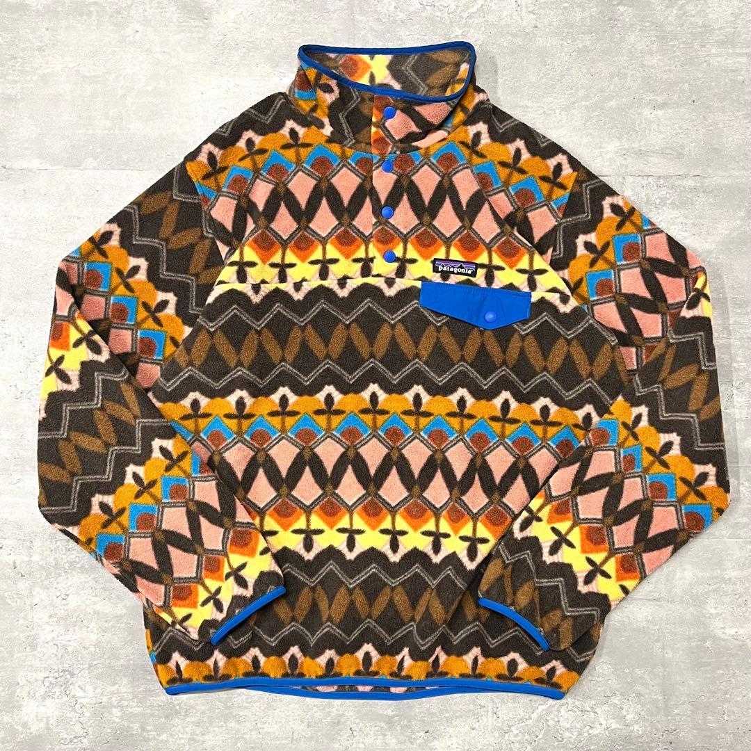 patagonia Fleece SYNCHILLA Snap-T 総柄