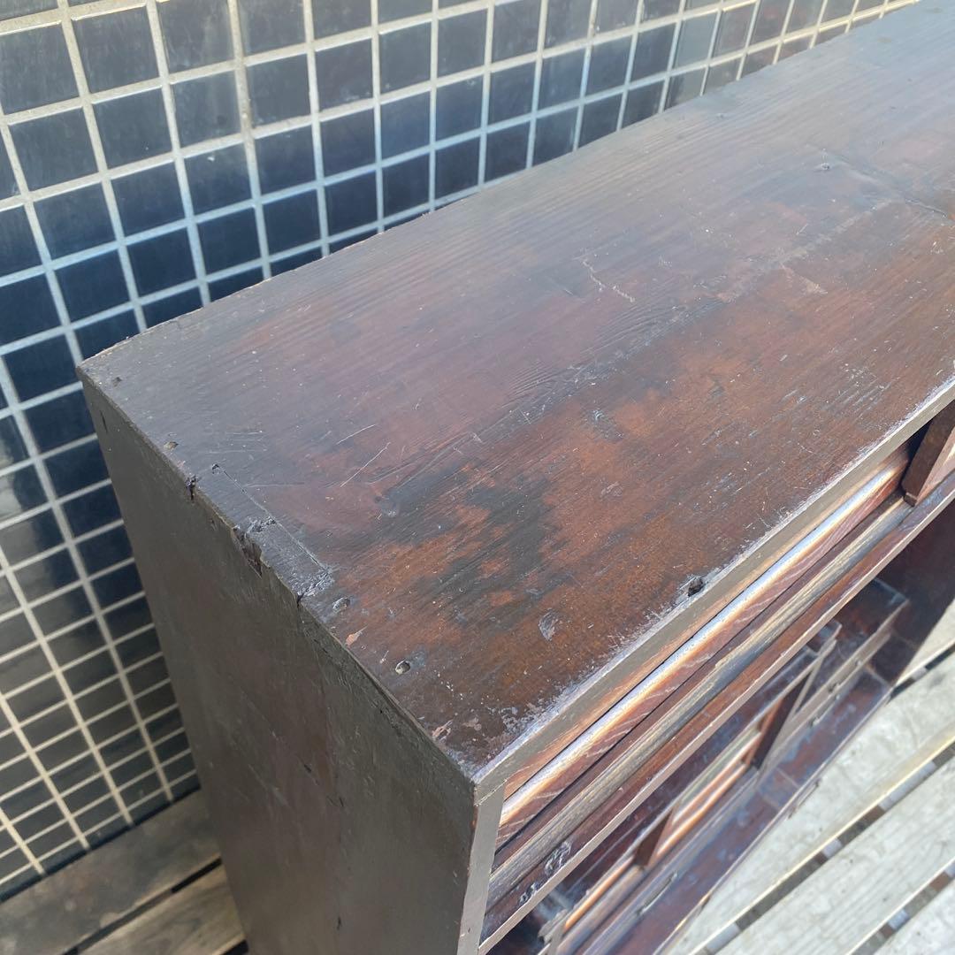 時代物 茶箪笥 水屋箪笥 骨董品 古家具 古民家 アンティーク家具 店舗什器