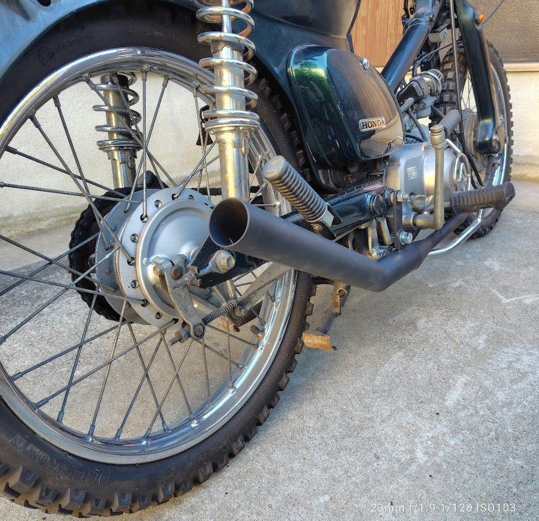 スーパーカブ　ワンオフマフラー　キャブ車専用　製作可能本数2本