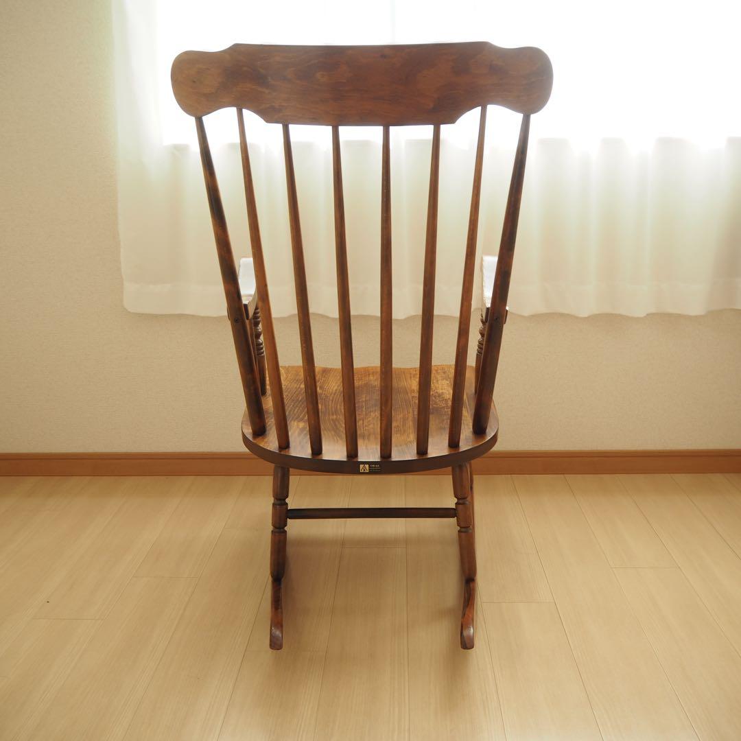 ロッキングチェア ヒダダイネット 飛騨家具 ウィンザーチェア レトロ 木製 椅子