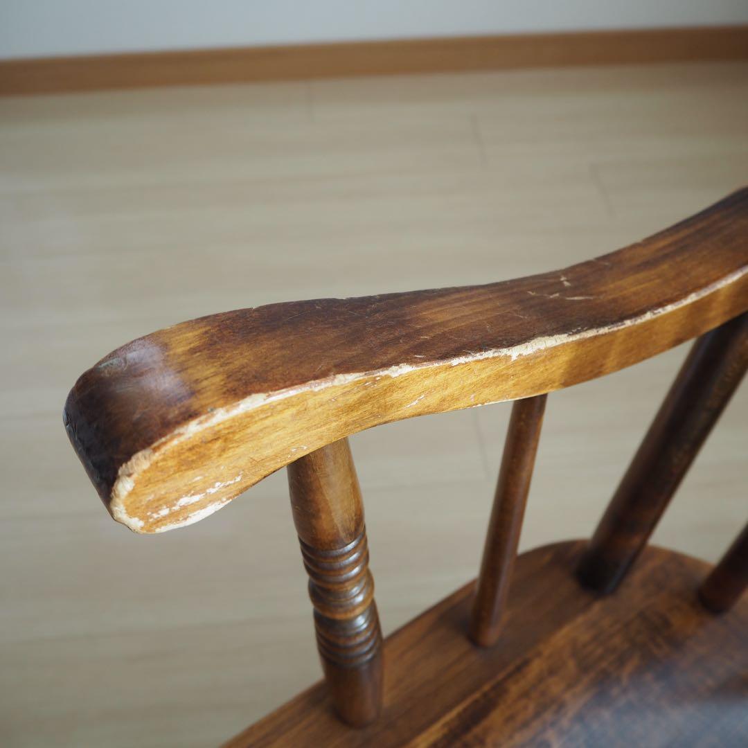 ロッキングチェア ヒダダイネット 飛騨家具 ウィンザーチェア レトロ 木製 椅子