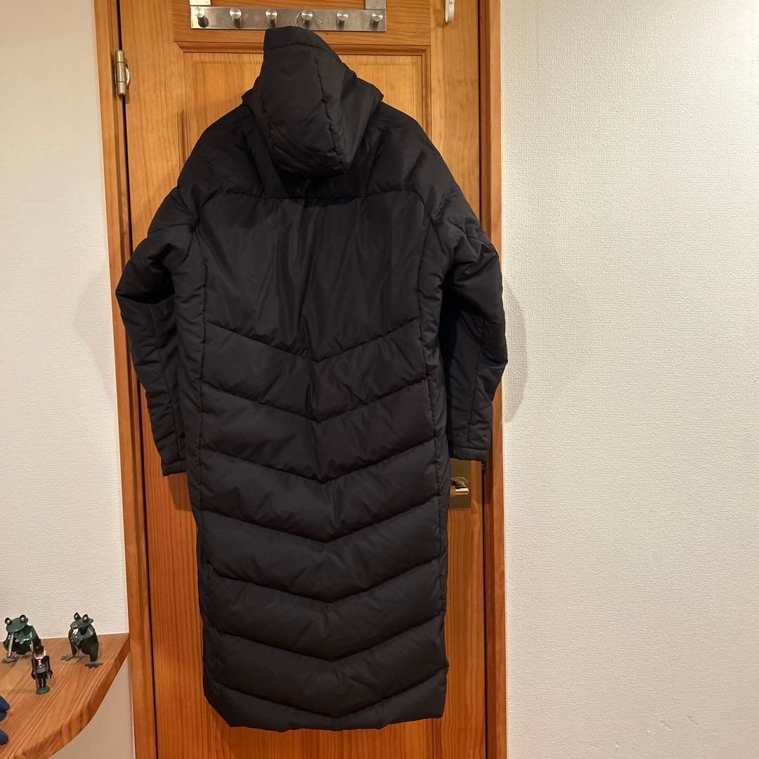 Mizuno ブラック ダウンコート フード付き