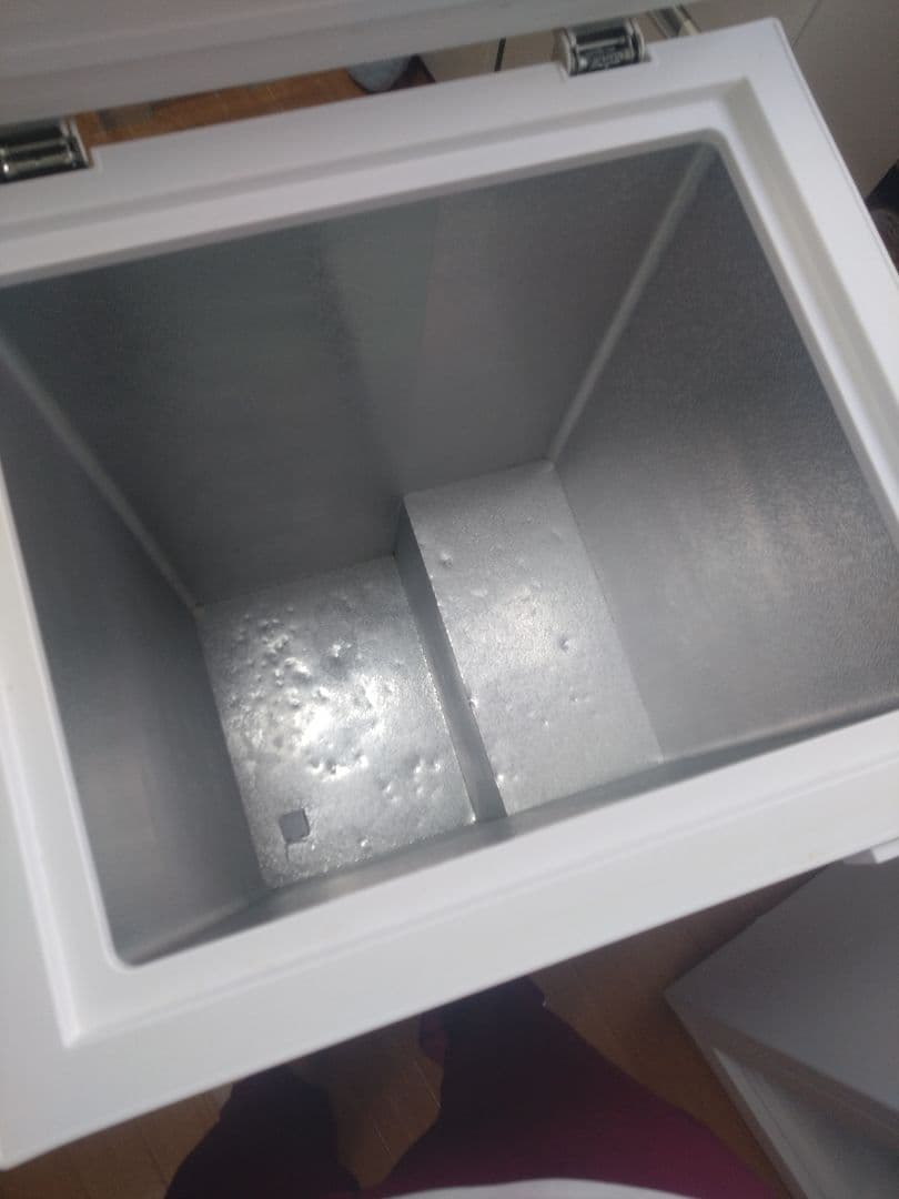 maxzen 上開き冷凍庫 JF100ML01WH