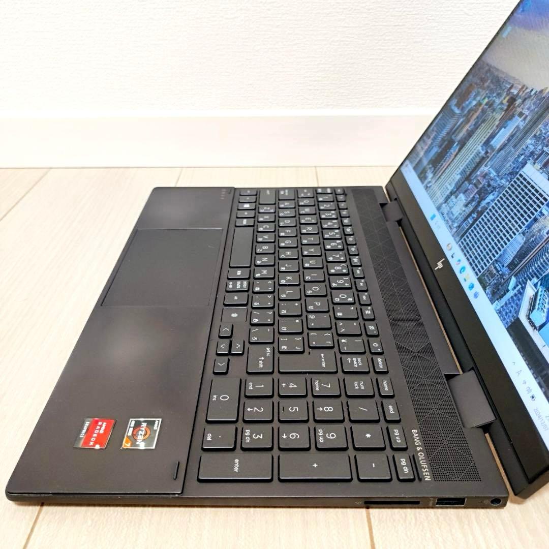 【極美品】オフィス HP ENVY ノートパソコン 黒 15-ee0020au