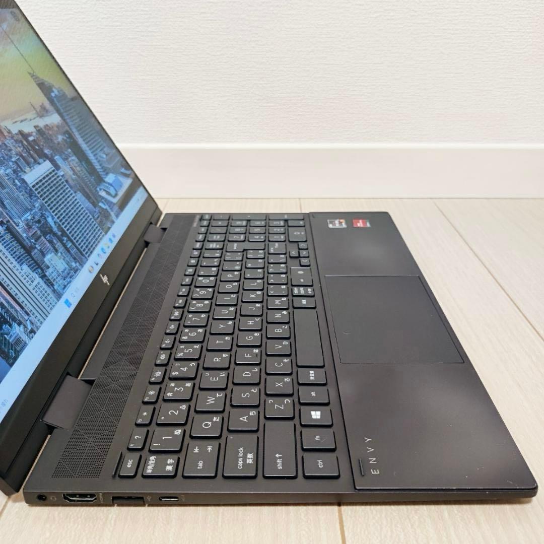 【極美品】オフィス HP ENVY ノートパソコン 黒 15-ee0020au