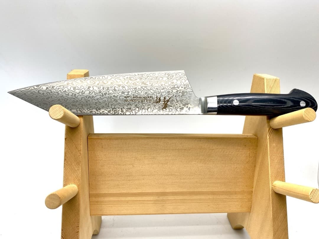 【新品】【即購入OK！】堺孝行 最高級コアレスダマスカス 剣型牛刀 190mm