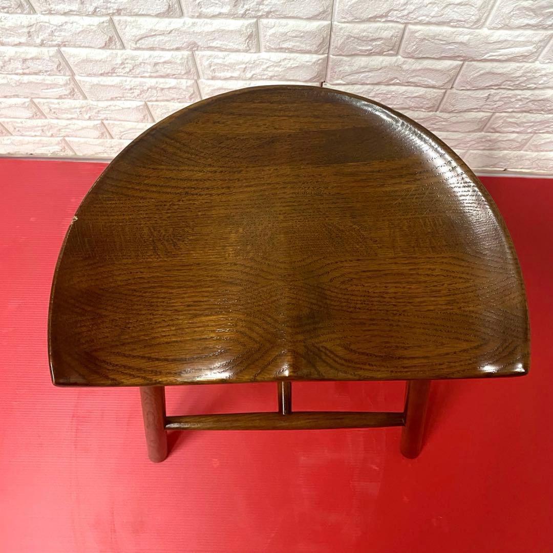 カウンターチェア ハイスツールオーク 天 然木おしゃれ木製鞍型スツールチェア