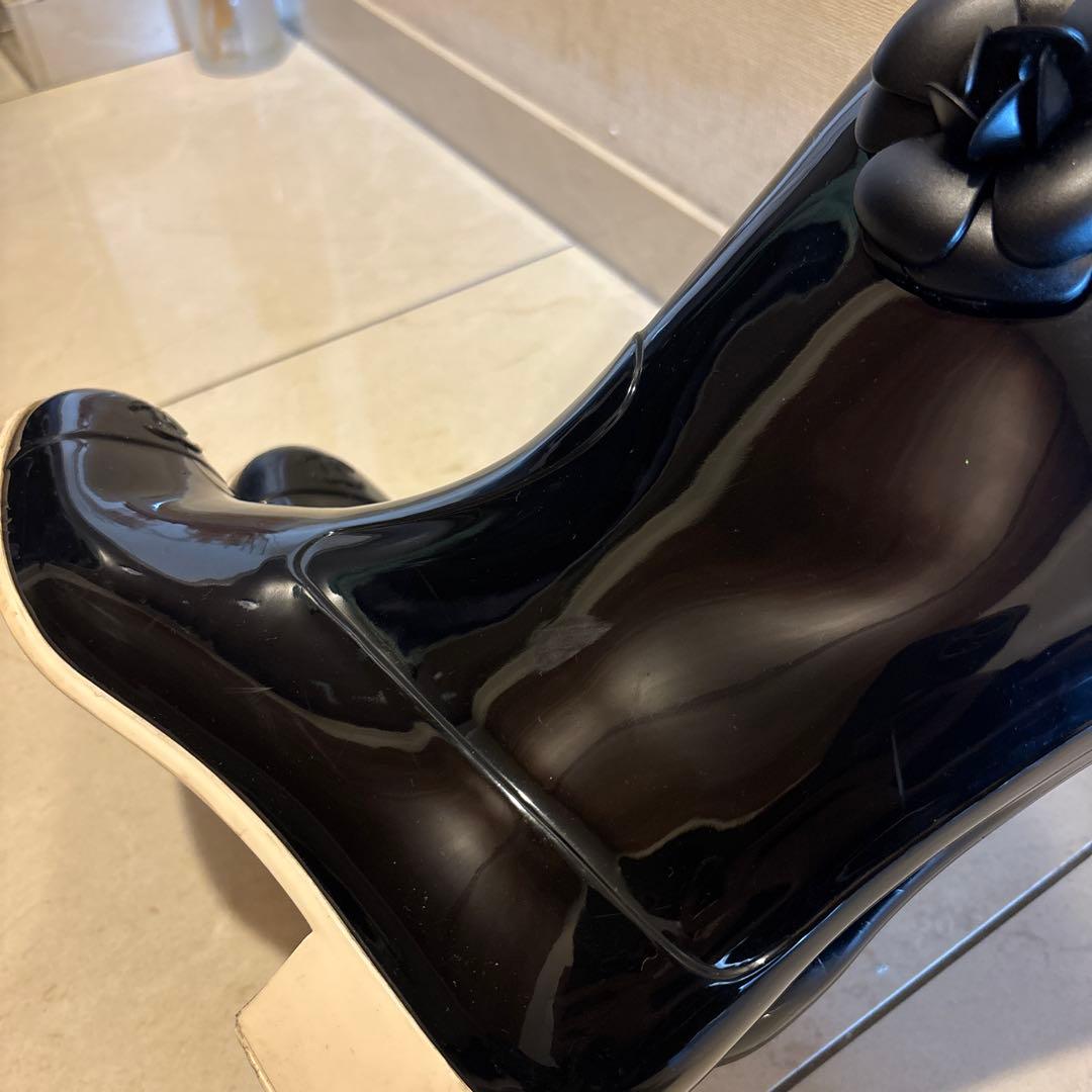 CHANEL シャネル　カメリア　レインブーツ