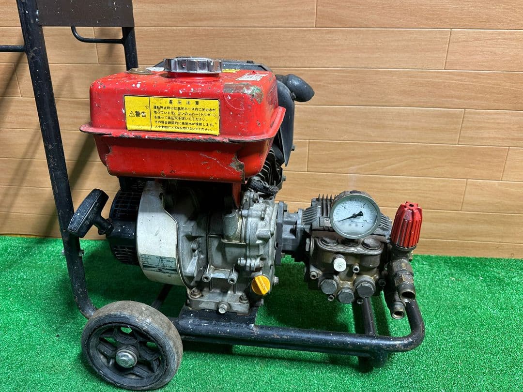 アサダ高圧洗浄機 クリ―ナ赤色 圧力計付きHD12/80-G