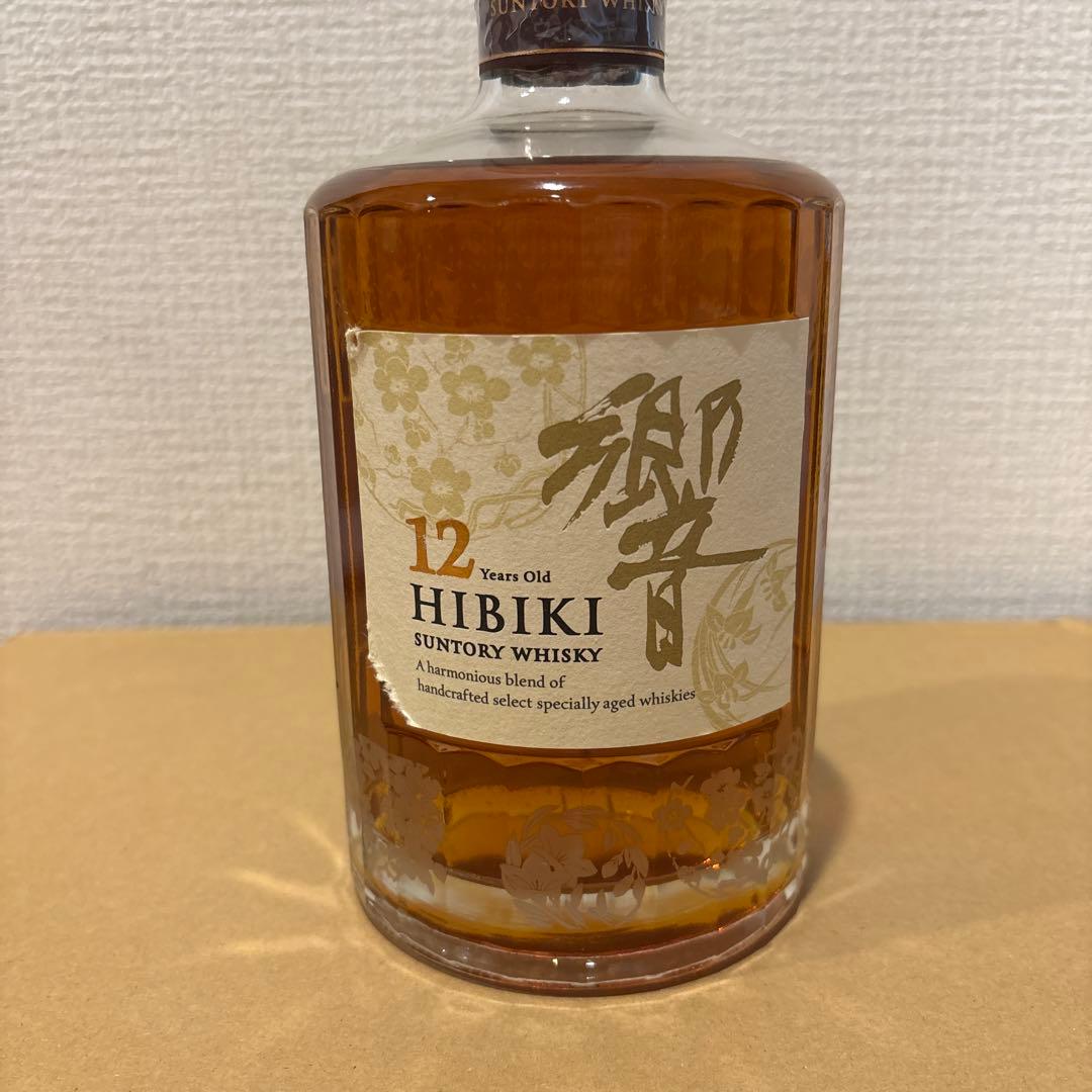 サントリーウイスキー　響12年 意匠ボトル 花鳥風月 700ml 未開封