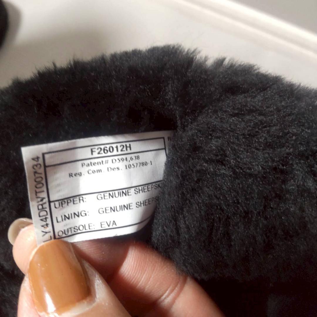 未使用級 UGG CLASSIC TALL ムートンブーツ 黒 ブラック 秋冬