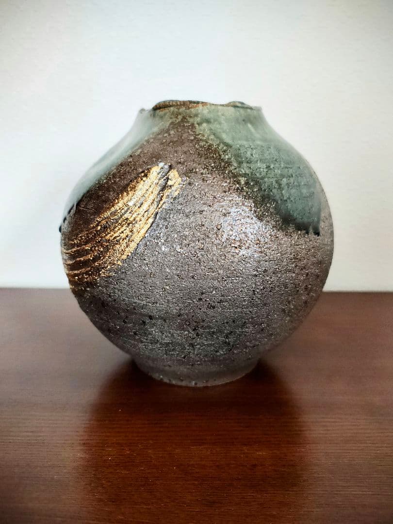 【セール】信楽焼　花瓶　花器　壺　伝統工芸品