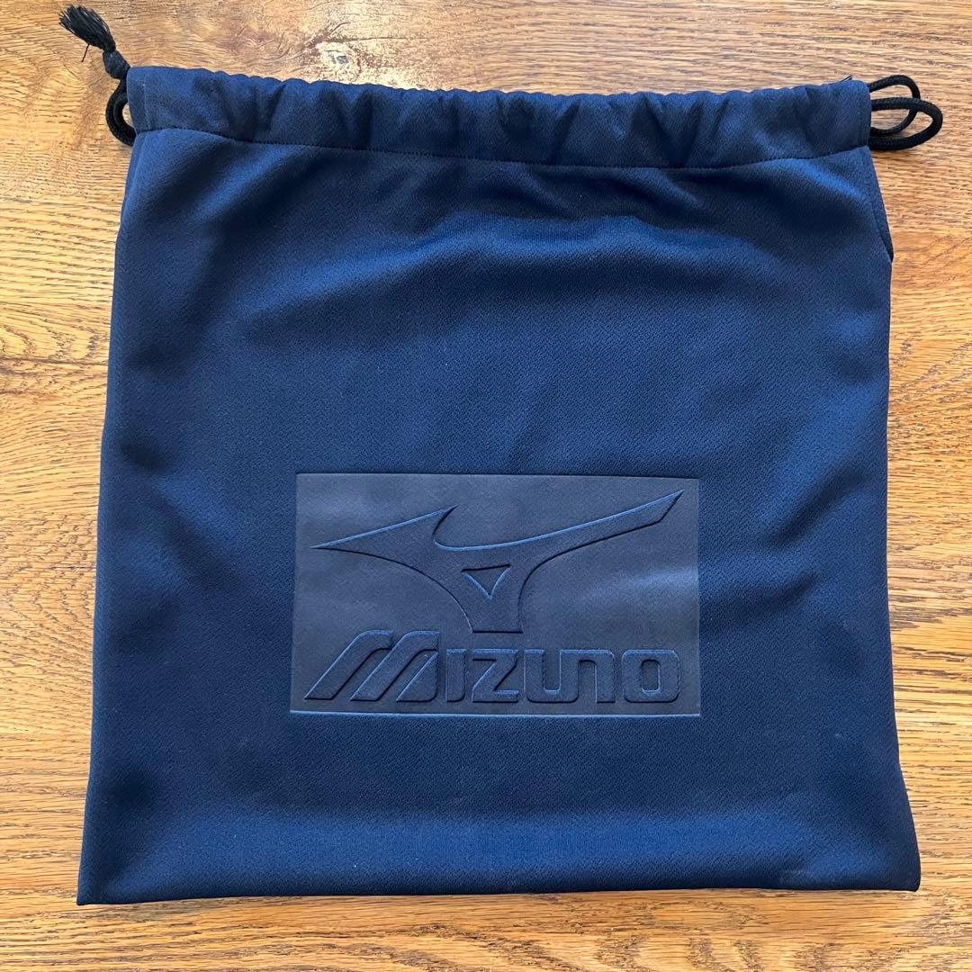 【未使用】Mizuno 軟式用グローブ 青/黒 収納袋付き