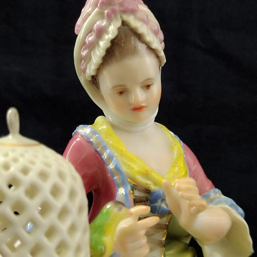 りんごミカン✤マイセン(Meissen)フィギュリン『五感の寓意(触覚)』